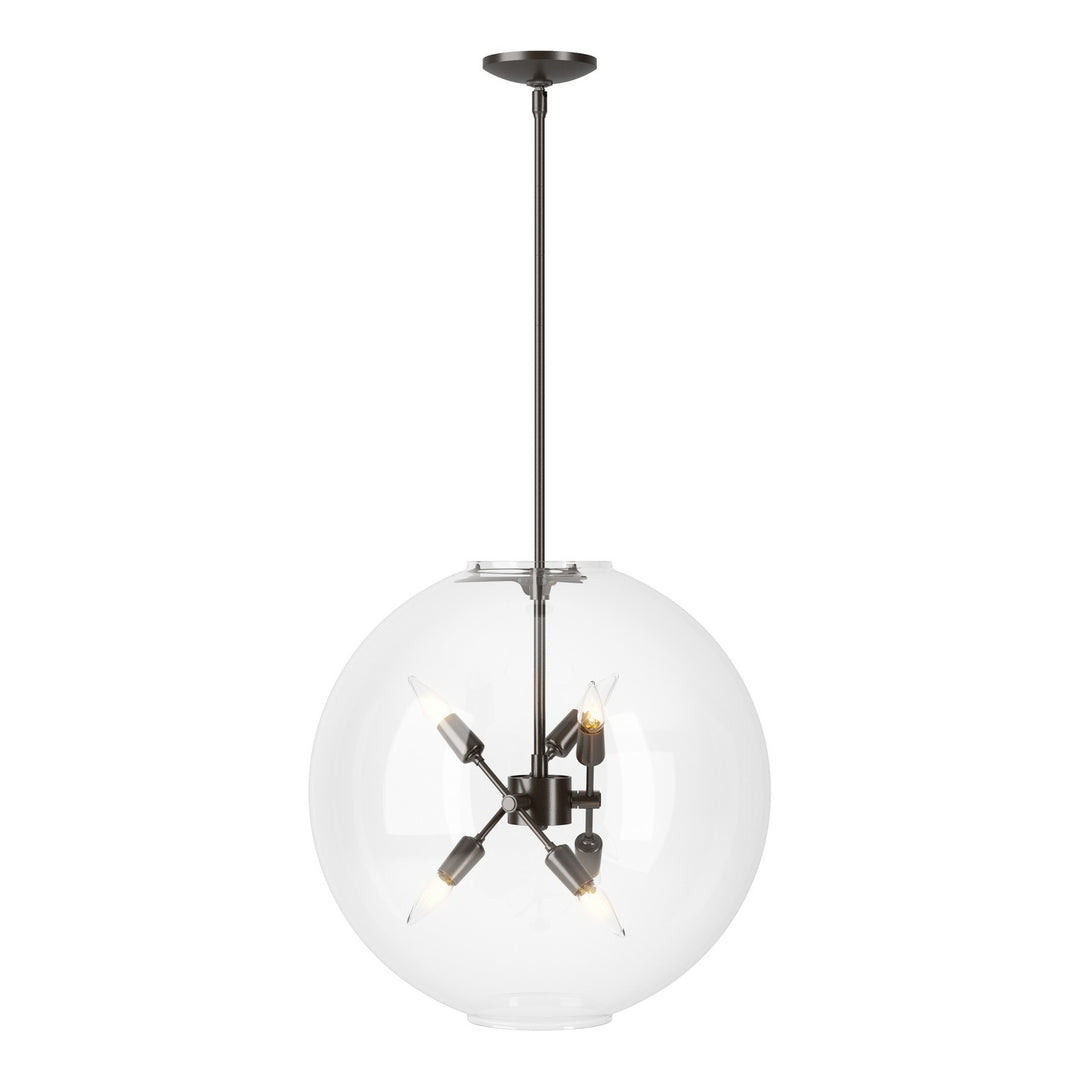 Hubbardton Forge Canada - 134410-SKT-MULT-14-ZM0497 - Six Light Pendant - Sfera - Oil Rubbed Bronze