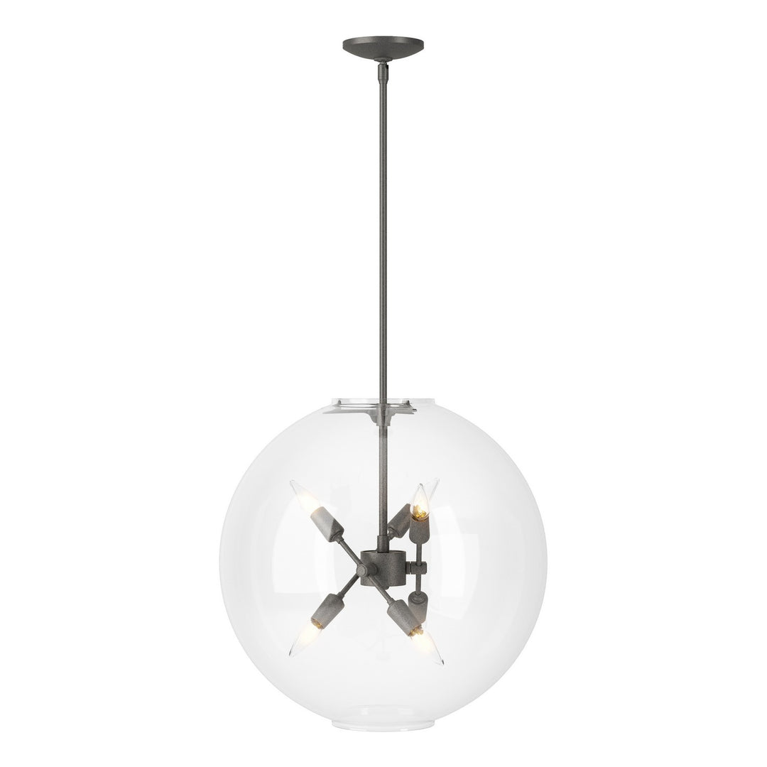 Hubbardton Forge Canada - 134410-SKT-MULT-20-ZM0497 - Six Light Pendant - Sfera - Natural Iron