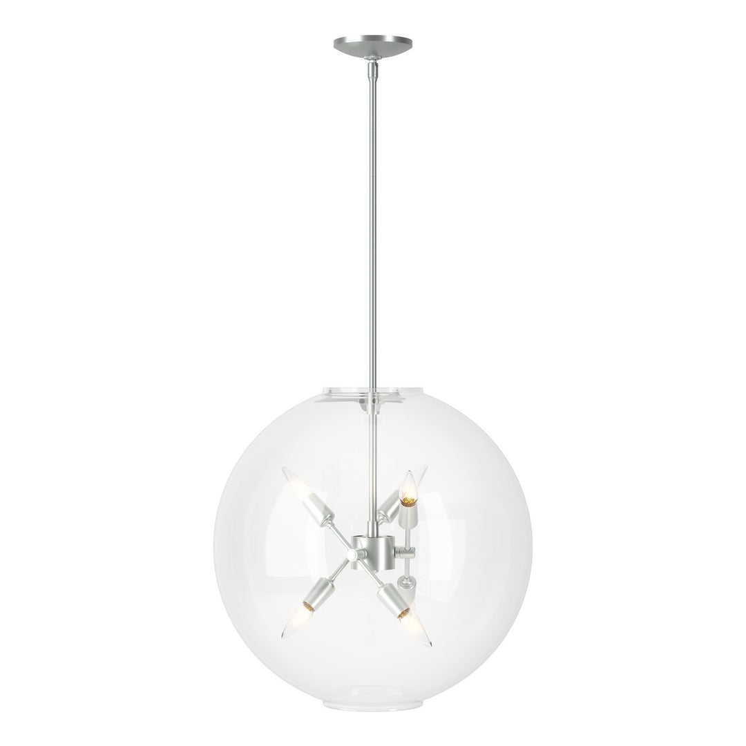 Hubbardton Forge Canada - 134410-SKT-MULT-82-ZM0497 - Six Light Pendant - Sfera - Vintage Platinum