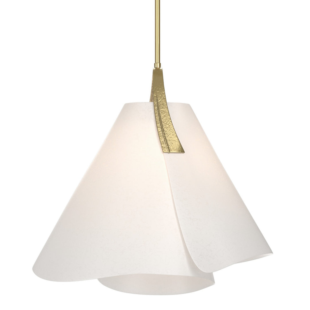 Hubbardton Forge Canada - 134501-SKT-MULT-86-SH1992 - One Light Pendant - Mobius - Modern Brass
