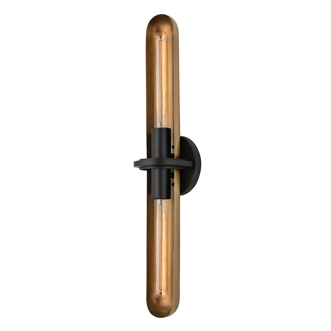 Troy Lighting Canada - B8626-PBR/SBK - Two Light Wall Sconce - Tuscon - Patina Brass