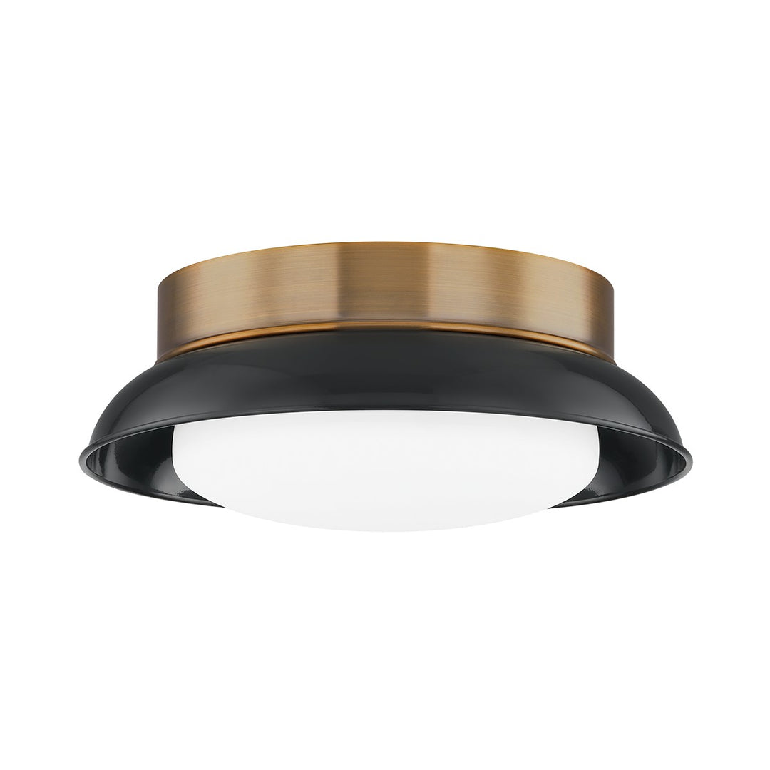 Troy Lighting Canada - C2014-PBR/GBK - Two Light Flush Mount - Arnie - Patina Brass
