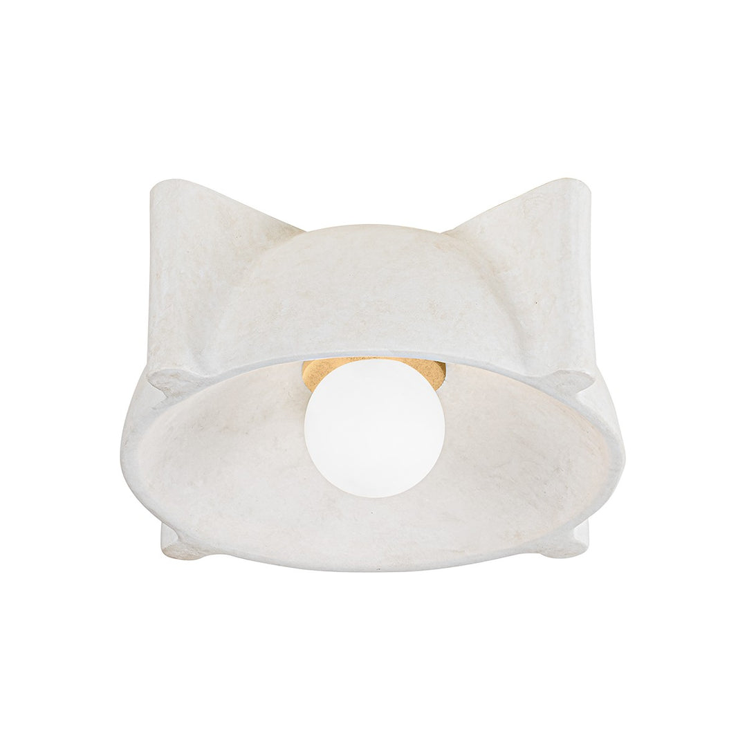 Modesto One Light Flush Mount in Vintage Gold Leaf - available from The Lighting Shoppe, trusted by Canadian homeowners