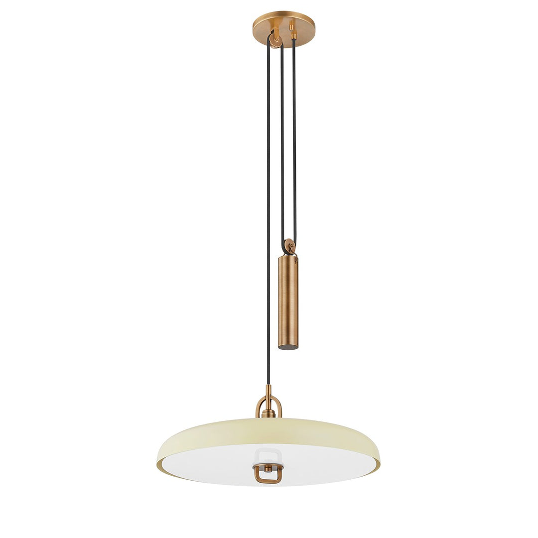 Troy Lighting Canada - F1618-PBR/SSD - LED Pendant - Plummet - Patina Brass