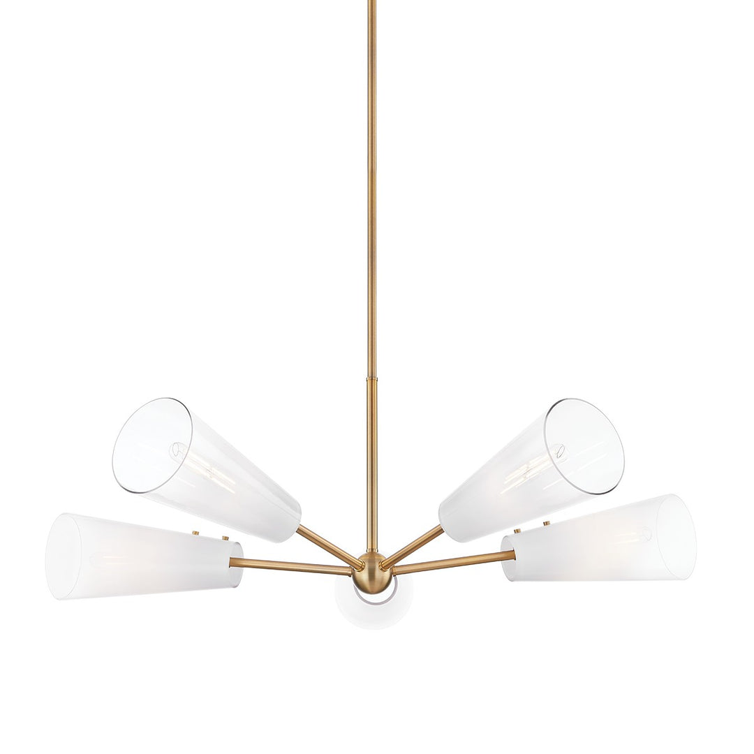 Troy Lighting Canada - F1645-PBR - Five Light Chandelier - Camarillo - Patina Brass