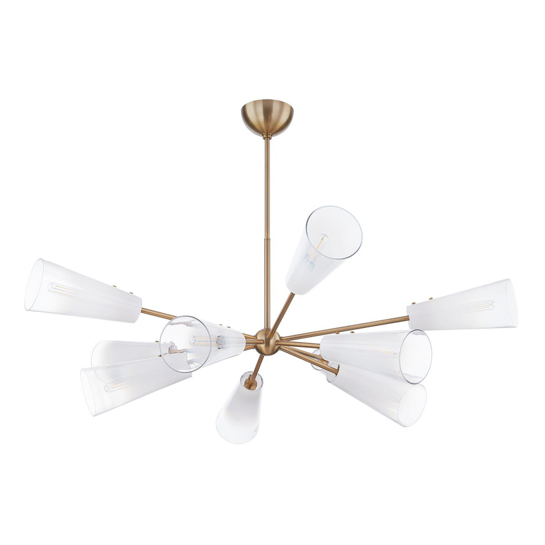 Troy Lighting Canada - F1660-PBR - Ten Light Chandelier - Camarillo - Patina Brass