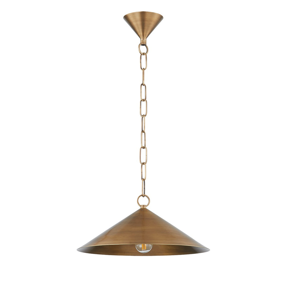 Troy Lighting Canada - F1915-PBR - One Light Pendant - Midvale - Patina Brass