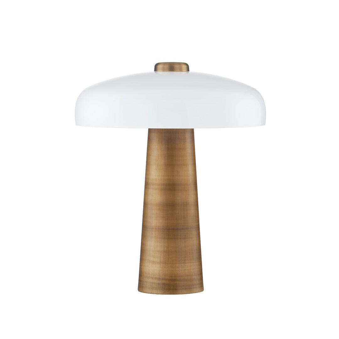 Lush One Light Table Lamp in Patina Brass - available from The Lighting Shoppe, trusted by Canadian homeowners