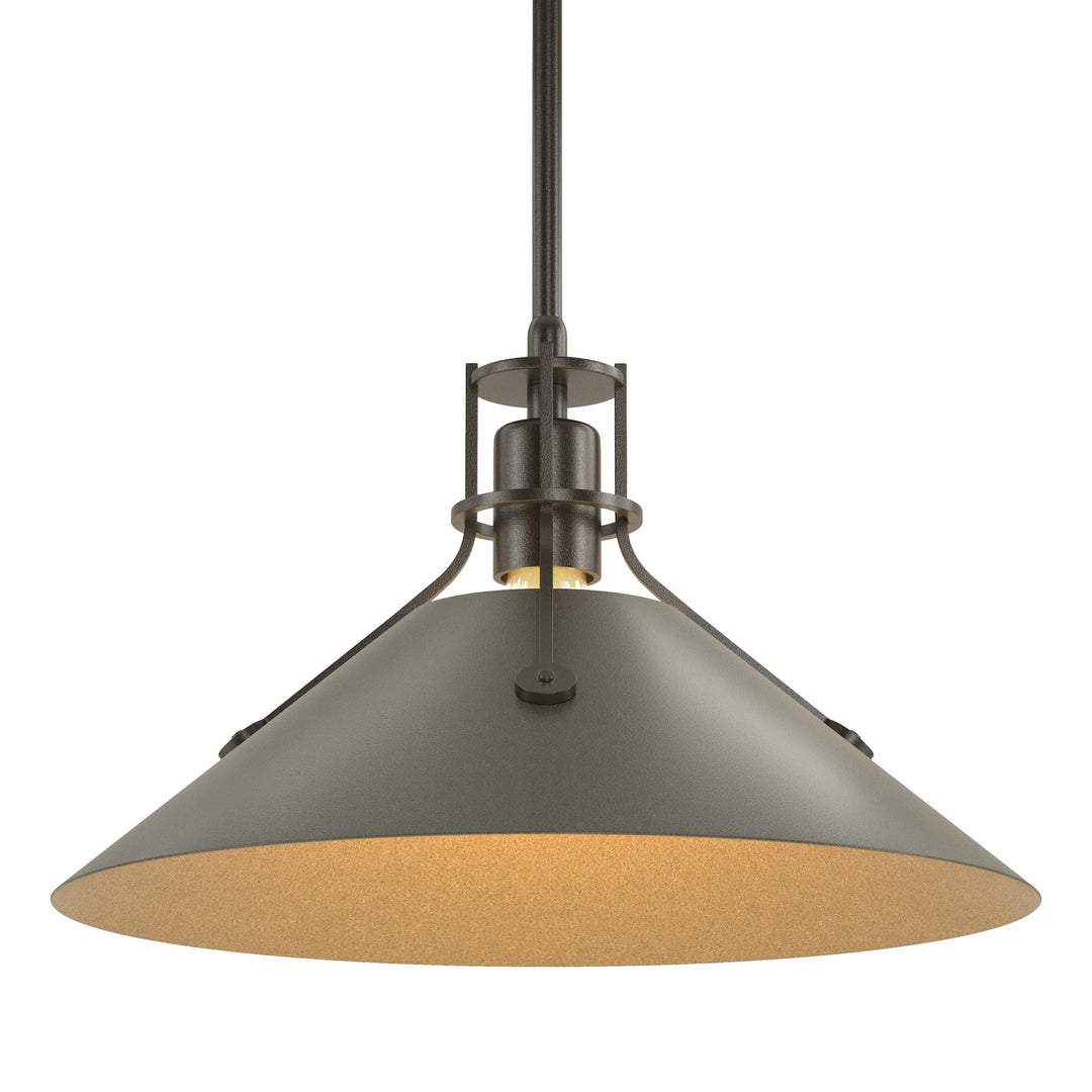 Hubbardton Forge Canada - 134550-SKT-MULT-14-07 - One Light Pendant - Henry - Oil Rubbed Bronze