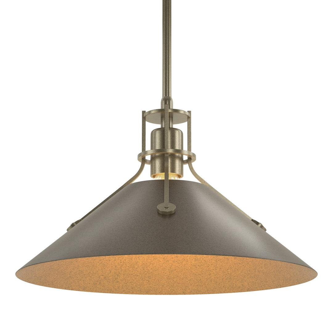 Hubbardton Forge Canada - 134550-SKT-MULT-84-05 - One Light Pendant - Henry - Soft Gold