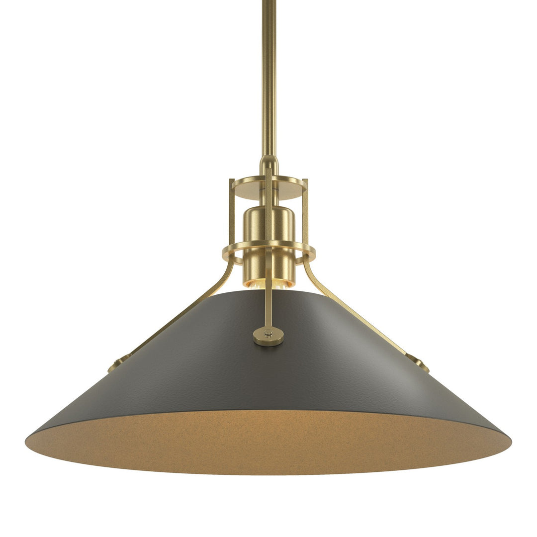 Hubbardton Forge Canada - 134550-SKT-MULT-86-10 - One Light Pendant - Henry - Modern Brass