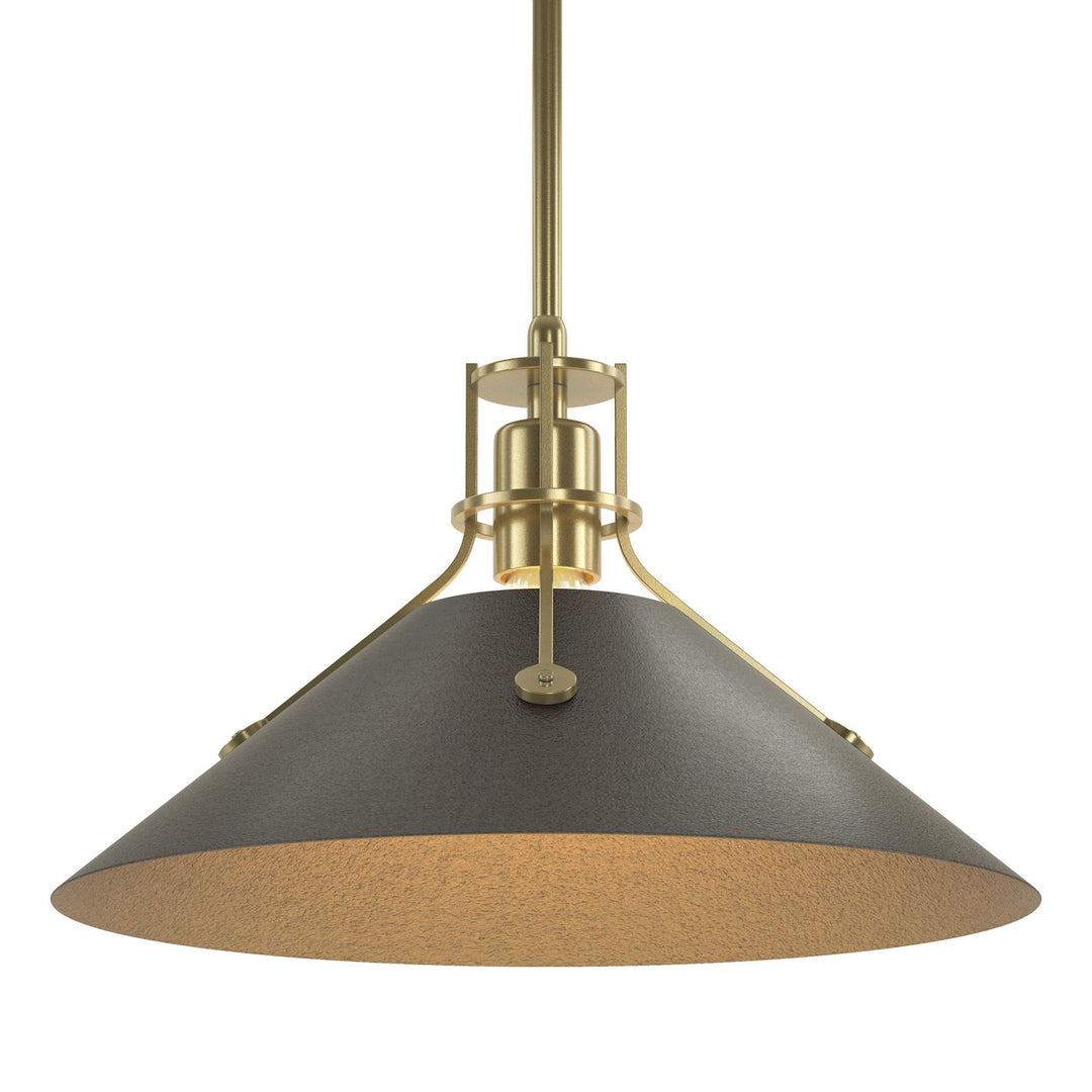 Hubbardton Forge Canada - 134550-SKT-MULT-86-14 - One Light Pendant - Henry - Modern Brass