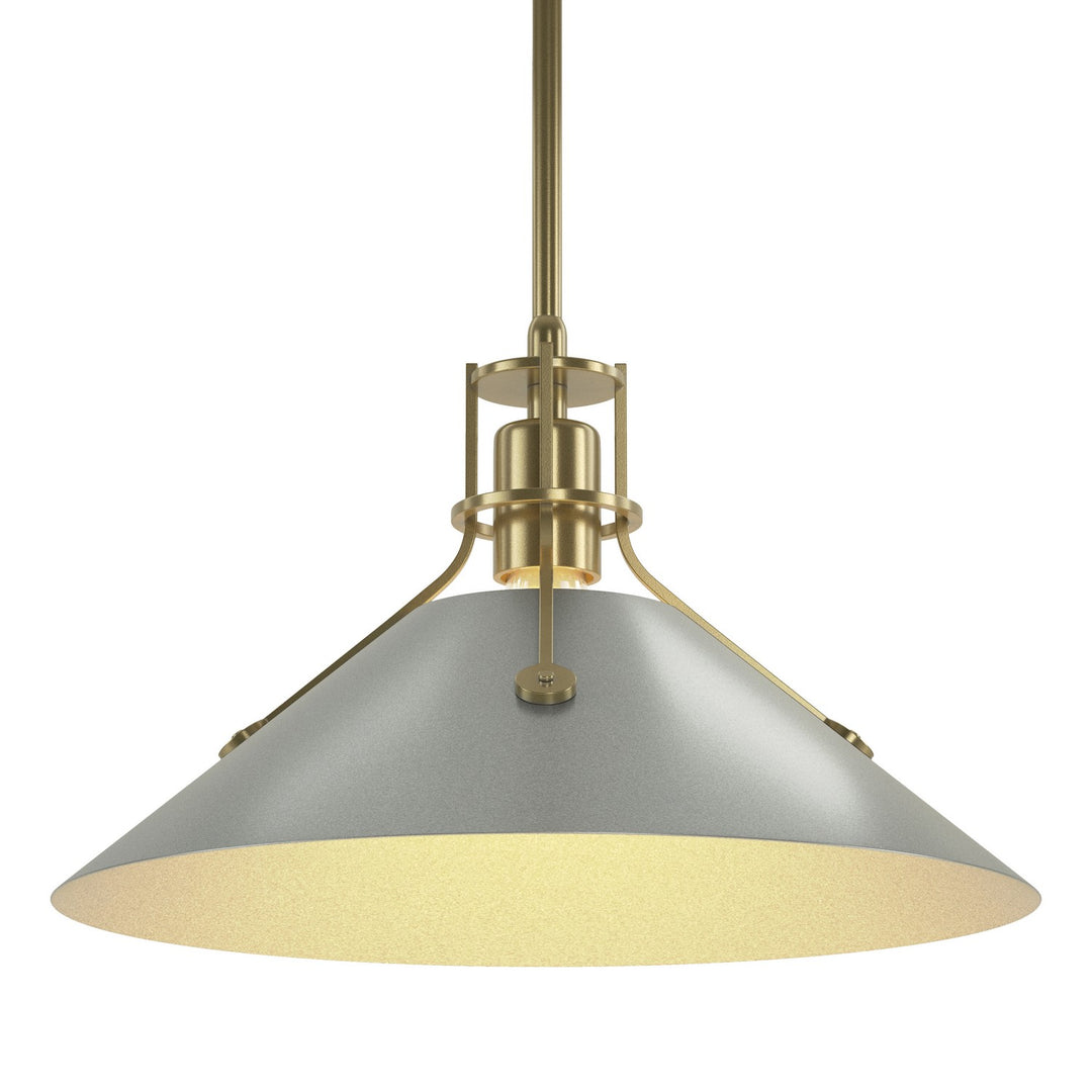 Hubbardton Forge Canada - 134550-SKT-MULT-86-82 - One Light Pendant - Henry - Modern Brass