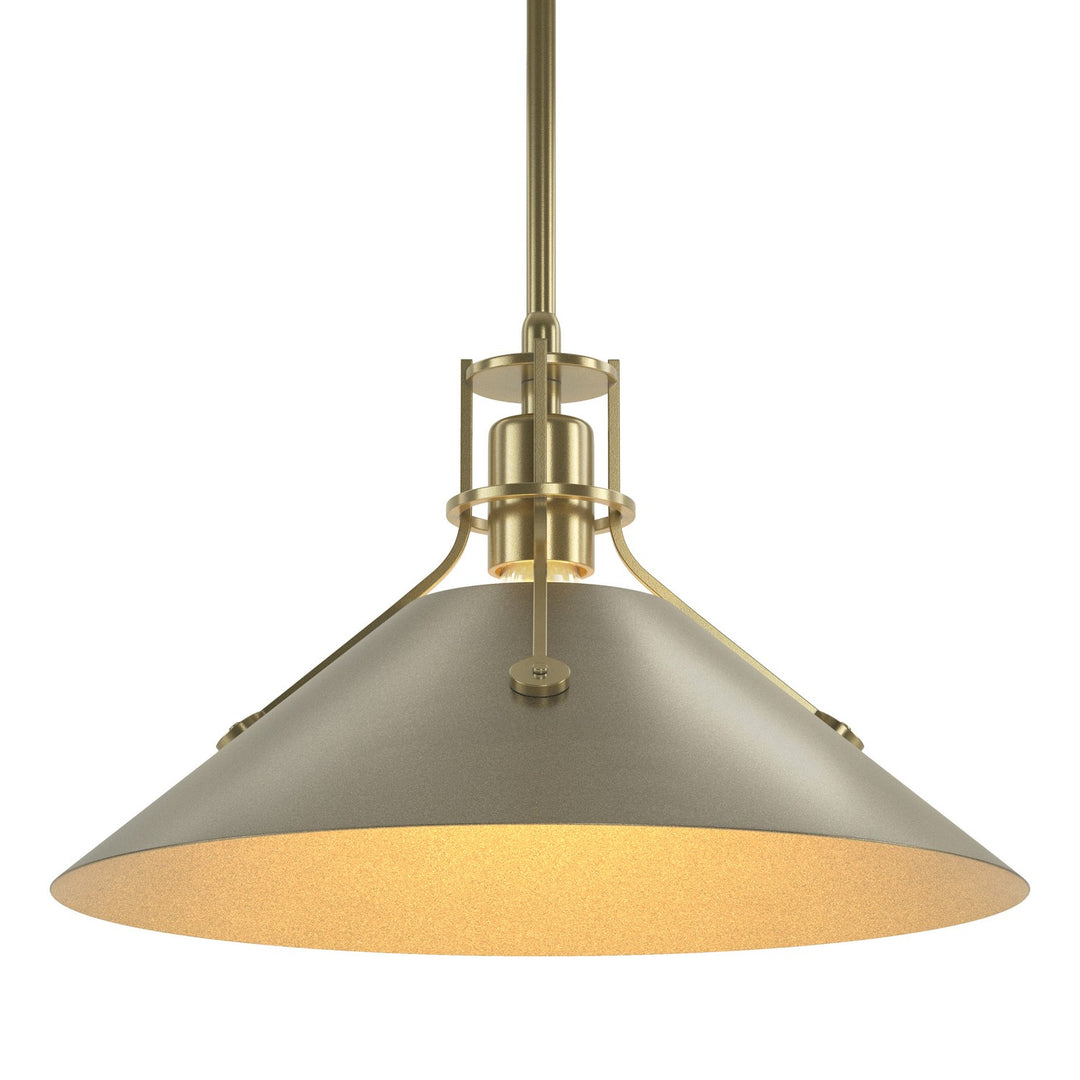 Hubbardton Forge Canada - 134550-SKT-MULT-86-84 - One Light Pendant - Henry - Modern Brass