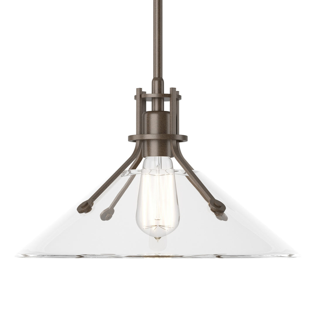 Hubbardton Forge Canada - 134553-SKT-MULT-05-ZM0686 - One Light Pendant - Henry - Bronze