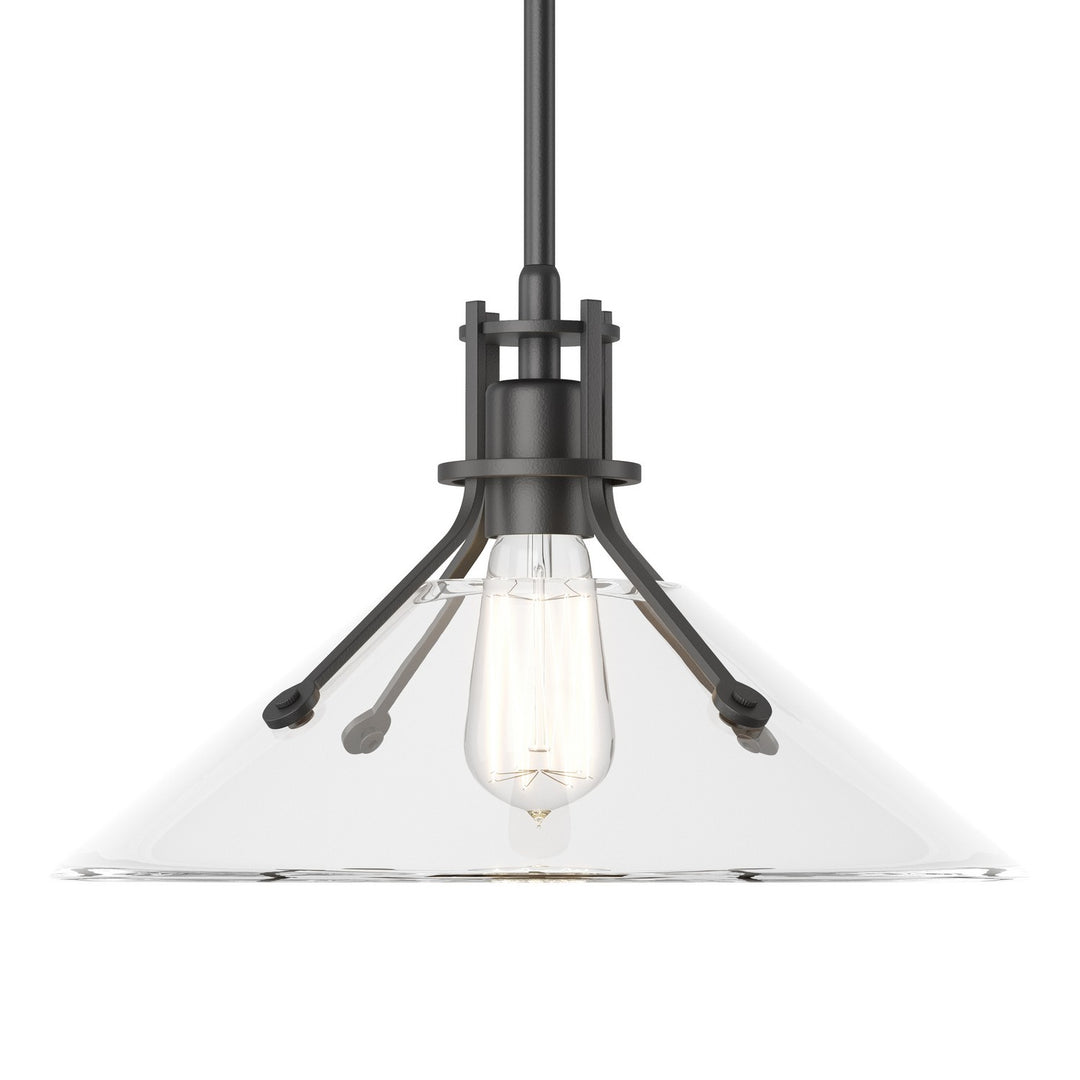 Hubbardton Forge Canada - 134553-SKT-MULT-10-ZM0686 - One Light Pendant - Henry - Black
