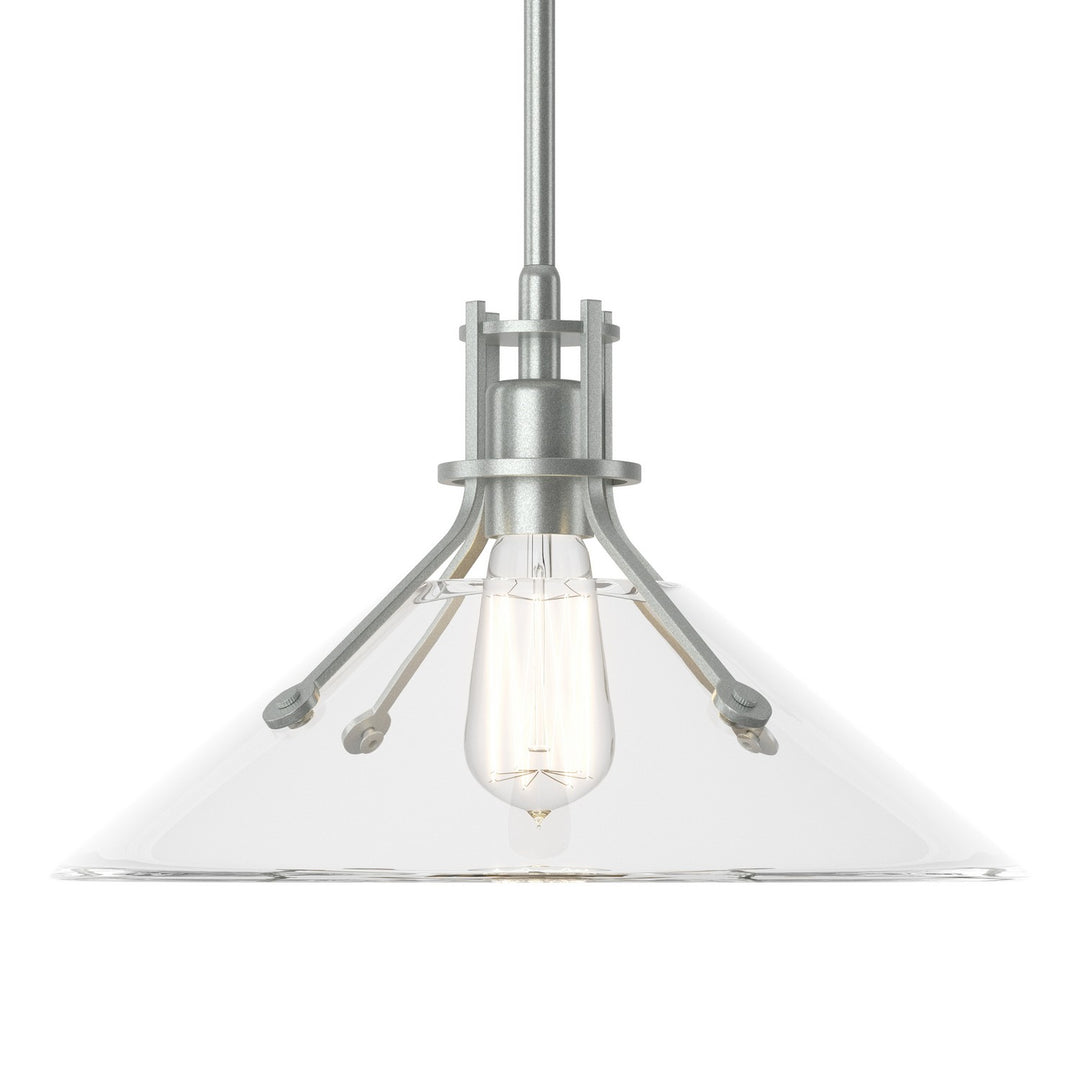 Hubbardton Forge Canada - 134553-SKT-MULT-82-ZM0686 - One Light Pendant - Henry - Vintage Platinum