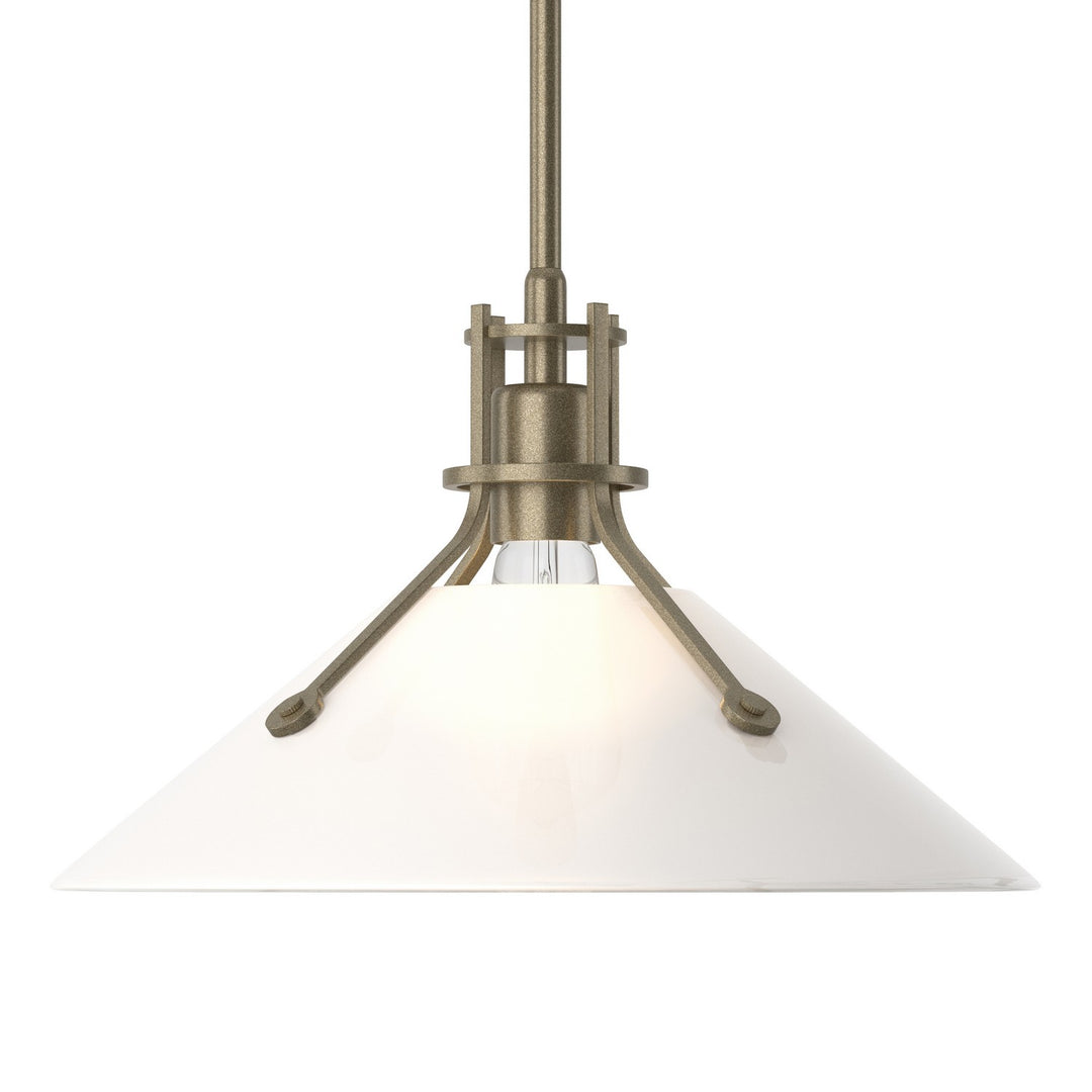 Hubbardton Forge Canada - 134553-SKT-MULT-84-FD0686 - One Light Pendant - Henry - Soft Gold
