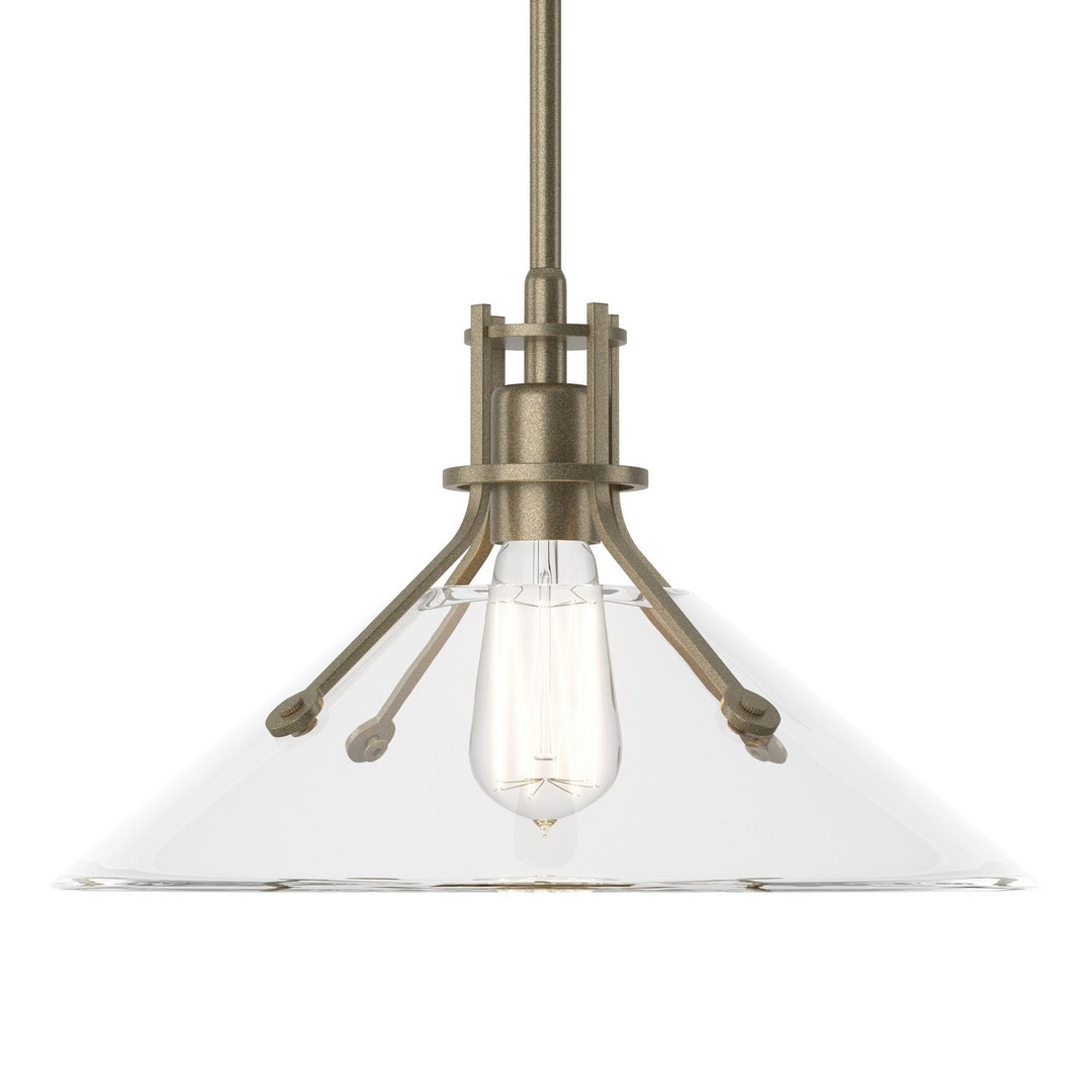 Hubbardton Forge Canada - 134553-SKT-MULT-84-ZM0686 - One Light Pendant - Henry - Soft Gold