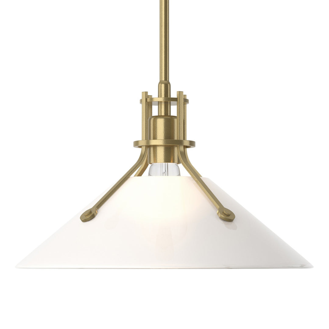 Hubbardton Forge Canada - 134553-SKT-MULT-86-FD0686 - One Light Pendant - Henry - Modern Brass