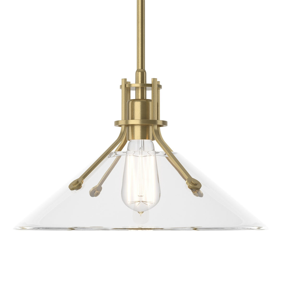 Hubbardton Forge Canada - 134553-SKT-MULT-86-ZM0686 - One Light Pendant - Henry - Modern Brass