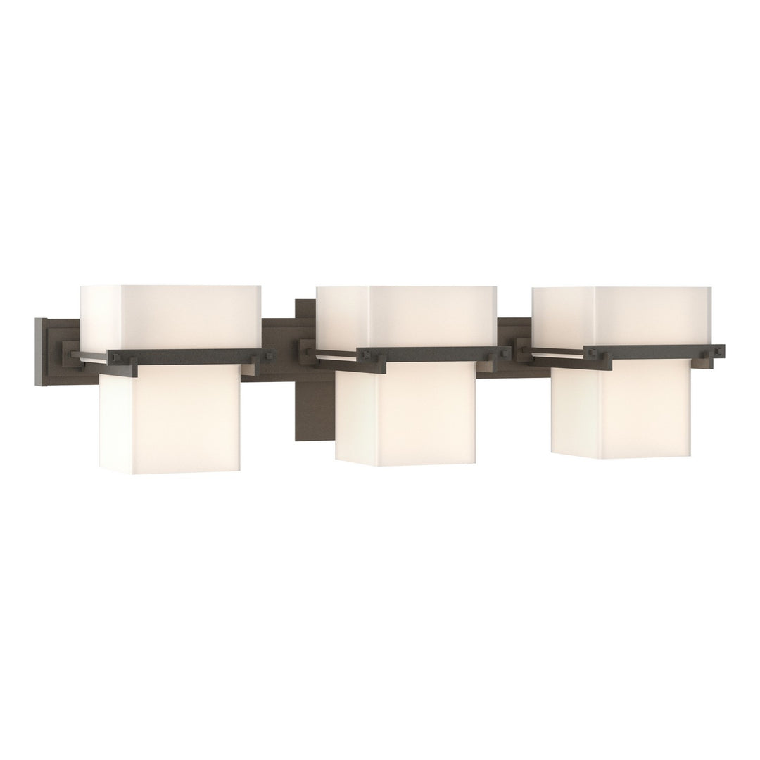 Kakomi Three Light Wall Sconce in Dark Smoke - available from The Lighting Shoppe, trusted by Canadian homeowners