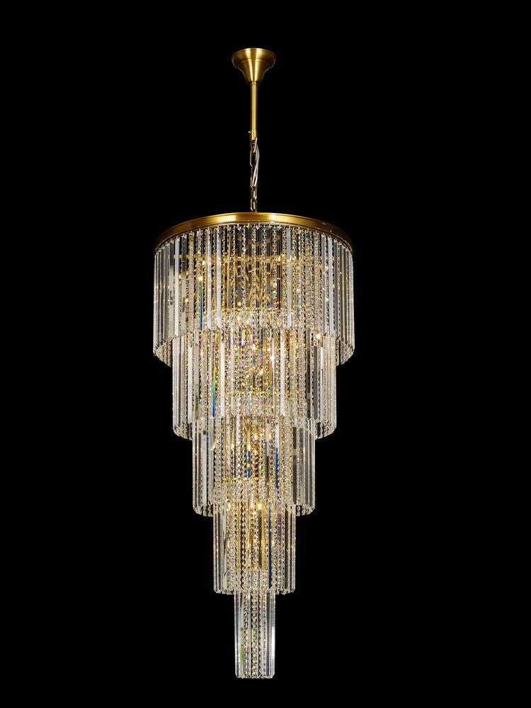 Carousel 46 Light Chandelier in Antique Brass - available from The Lighting Shoppe, trusted by Canadian homeowners