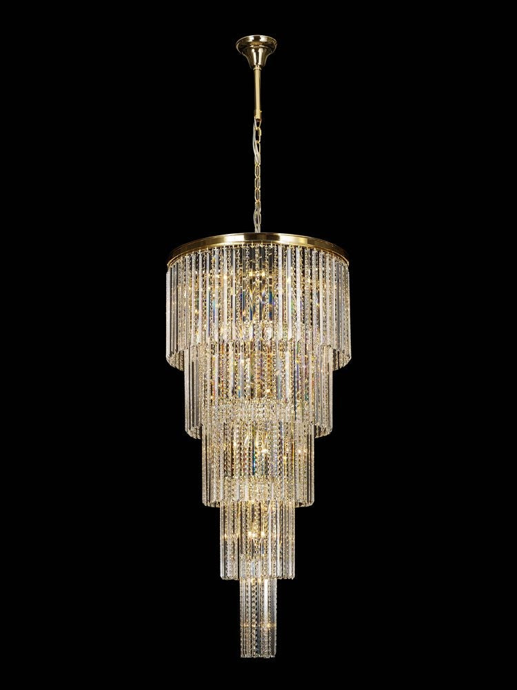 Carousel 46 Light Chandelier in Gold - available from The Lighting Shoppe, trusted by Canadian homeowners