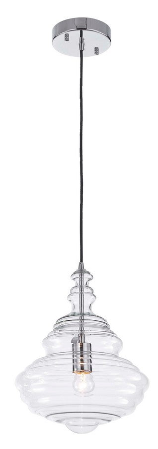 Vintage One Light Pendant in Chrome - available from The Lighting Shoppe, trusted by Canadian homeowners