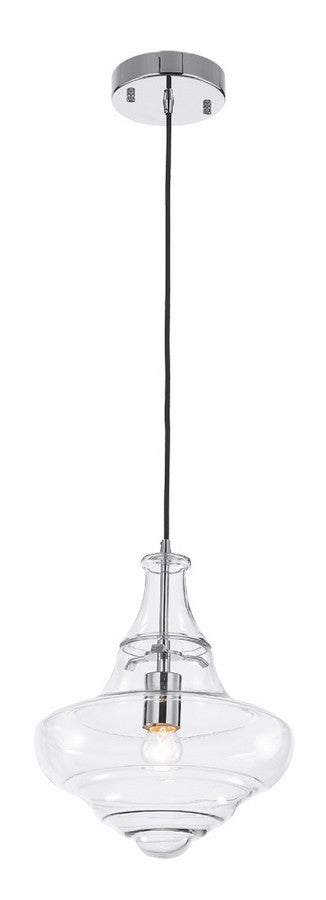 Vintage One Light Pendant in Chrome - available from The Lighting Shoppe, trusted by Canadian homeowners