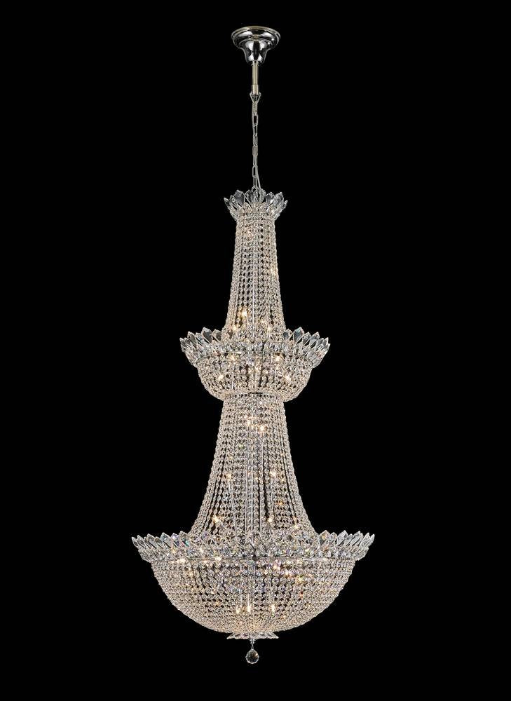 Empire 37 Light Chandelier in Chrome - available from The Lighting Shoppe, trusted by Canadian homeowners