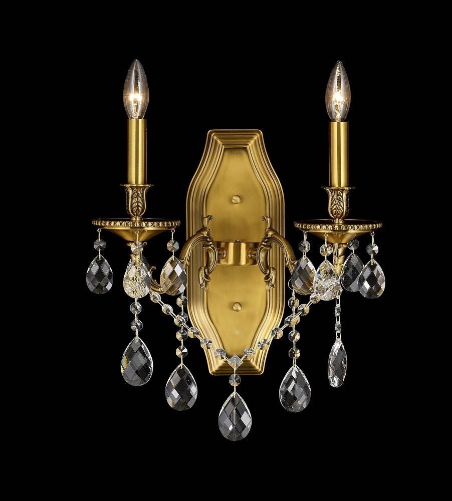 Imperial Two Light Wall Sconce in Antique Brass - available from The Lighting Shoppe, trusted by Canadian homeowners