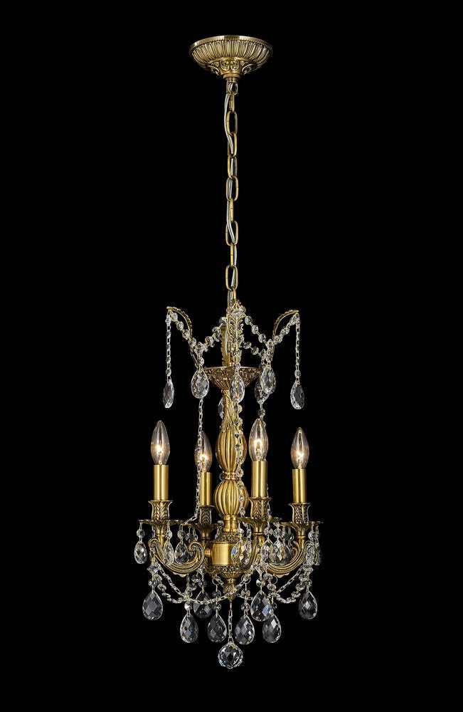 Imperial Four Light Chandelier in Antique Brass - available from The Lighting Shoppe, trusted by Canadian homeowners