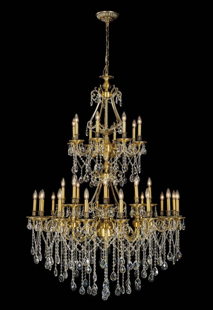 Imperial 32 Light Chandelier in Antique Brass - available from The Lighting Shoppe, trusted by Canadian homeowners