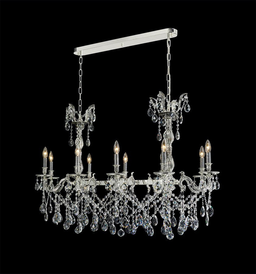Imperial Ten Light Chandelier in Antique Silver - available from The Lighting Shoppe, trusted by Canadian homeowners