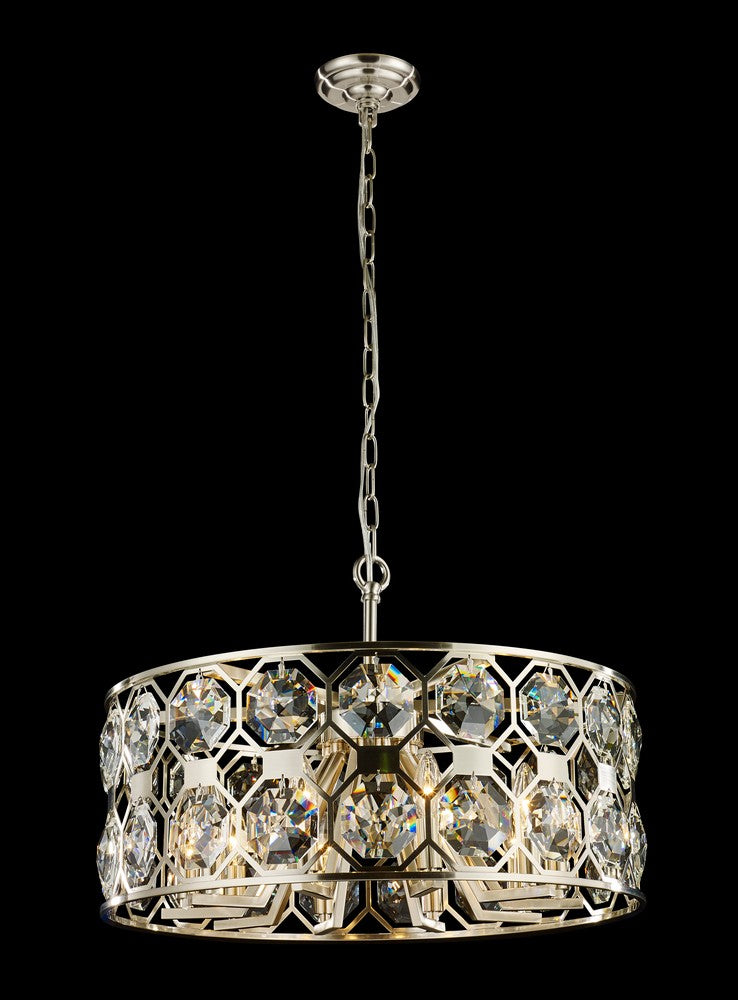 Oslo Ten Light Chandelier in Satin Nickel - available from The Lighting Shoppe, trusted by Canadian homeowners