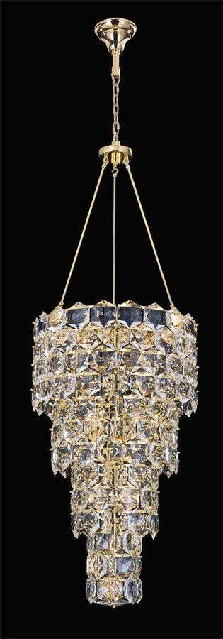 Glacier 20 Light Chandelier in Gold - available from The Lighting Shoppe, trusted by Canadian homeowners