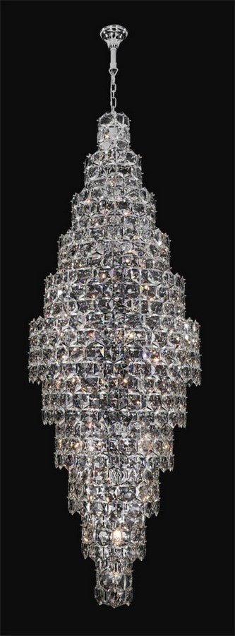 Glacier 53 Light Chandelier in Chrome - available from The Lighting Shoppe, trusted by Canadian homeowners