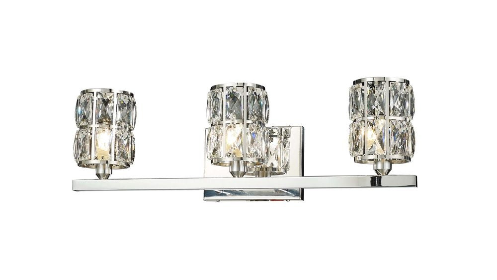 Avant-Garde Three Light Wall Sconce in Chrome - available from The Lighting Shoppe, trusted by Canadian homeowners