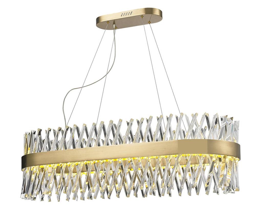 LED LED Chandelier in Gold - available from The Lighting Shoppe, trusted by Canadian homeowners