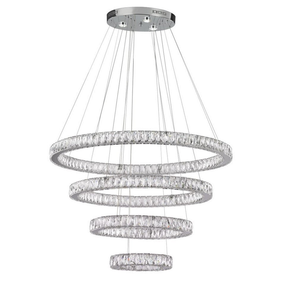 LED LED Chandelier in Chrome - available from The Lighting Shoppe, trusted by Canadian homeowners
