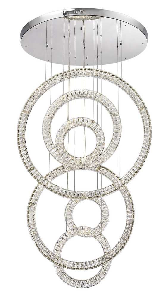 LED LED Chandelier in Chrome - available from The Lighting Shoppe, trusted by Canadian homeowners