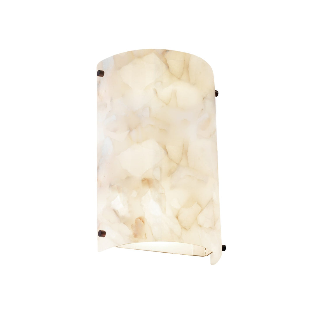 Justice Designs - ALR-5542W-DBRZ-LED1-1000 - LED Outdoor Wall Sconce - Alabaster Rocks - Dark Bronze