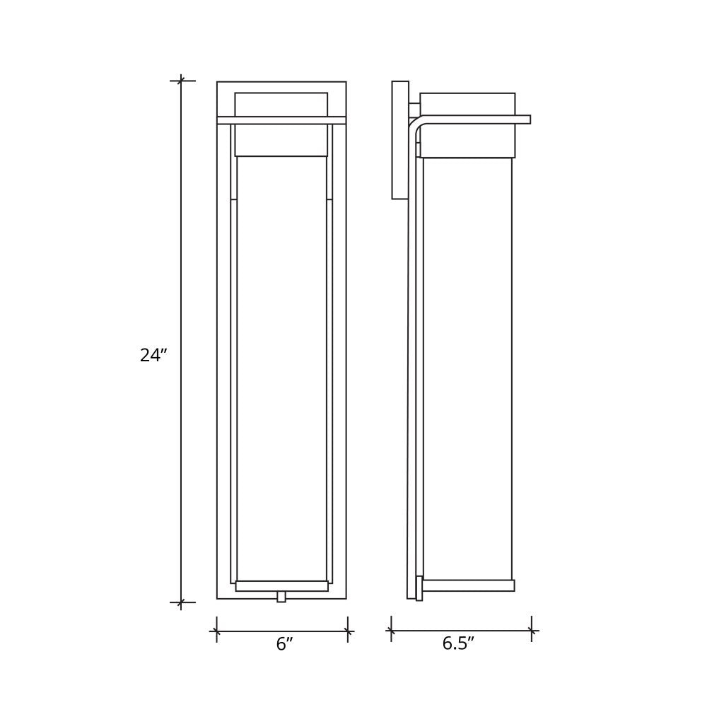 Justice Designs - ALR-7545W-MBLK - LED Outdoor Wall Sconce - Alabaster Rocks - Matte Black