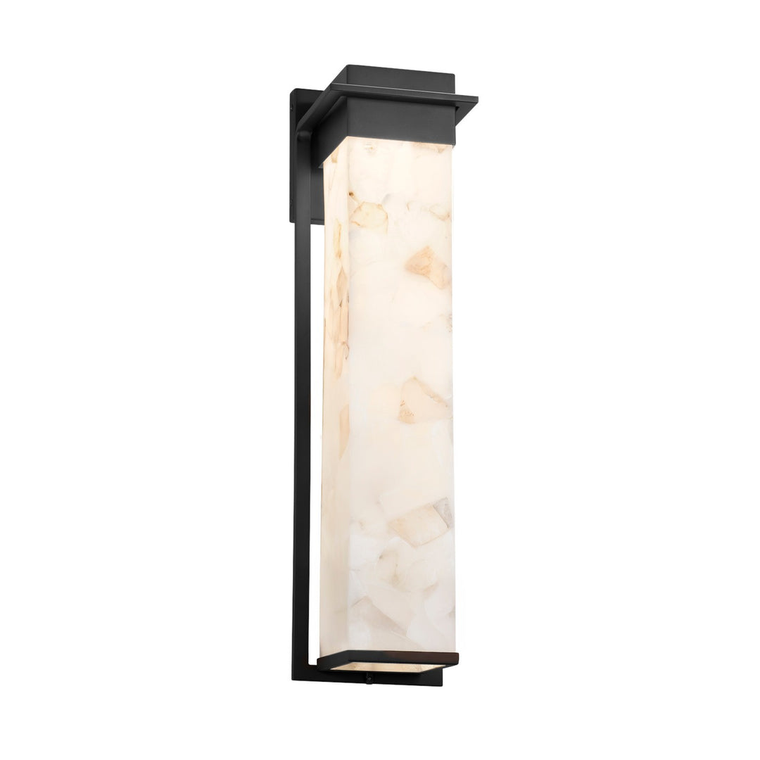 Justice Designs - ALR-7545W-MBLK - LED Outdoor Wall Sconce - Alabaster Rocks - Matte Black