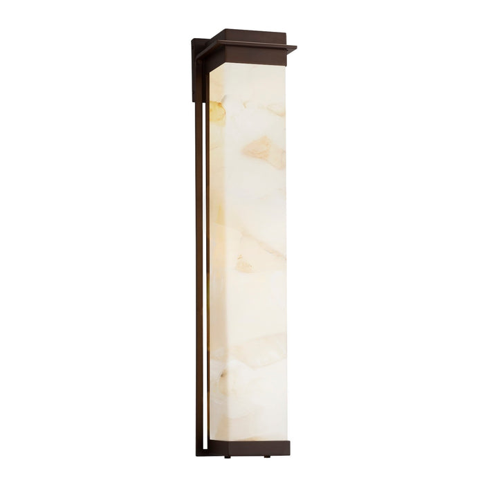 Justice Designs - ALR-7546W-DBRZ - LED Outdoor Wall Sconce - Alabaster Rocks - Dark Bronze