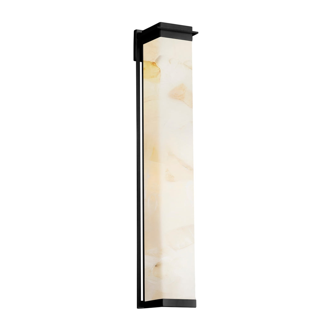 Justice Designs - ALR-7547W-MBLK - LED Outdoor Wall Sconce - Alabaster Rocks - Matte Black