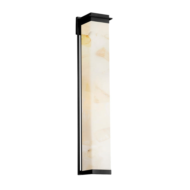 Justice Designs - ALR-7547W-MBLK - LED Outdoor Wall Sconce - Alabaster Rocks - Matte Black