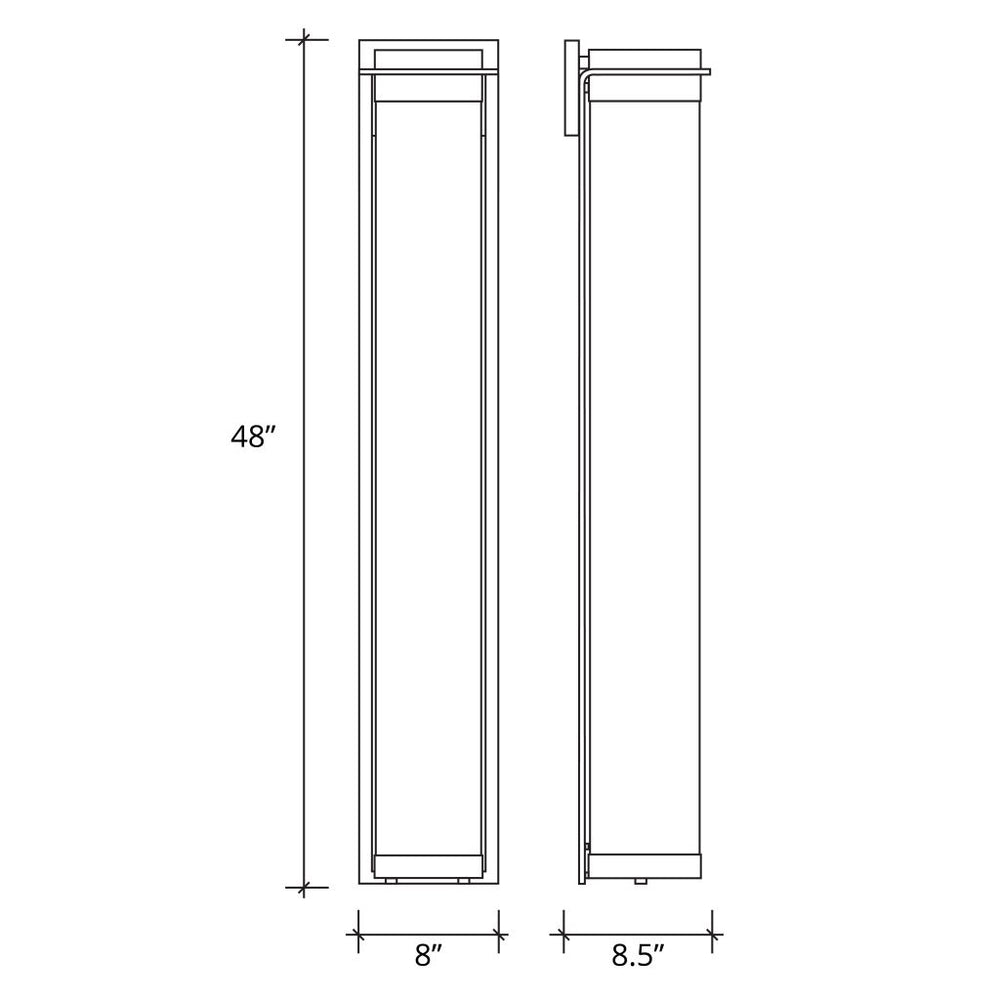 Justice Designs - ALR-7547W-NCKL - LED Outdoor Wall Sconce - Alabaster Rocks - Brushed Nickel