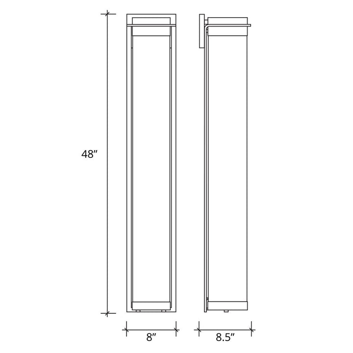 Justice Designs - ALR-7547W-NCKL - LED Outdoor Wall Sconce - Alabaster Rocks - Brushed Nickel